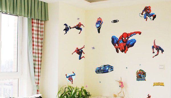 decal dán tường người nhện